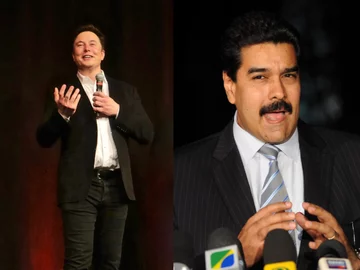 Elon Musk i Nicolás Maduro