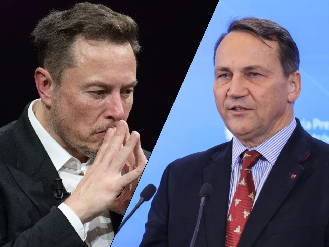 Sikorski spiął się z Muskiem. „Śliniący się imbecyl”