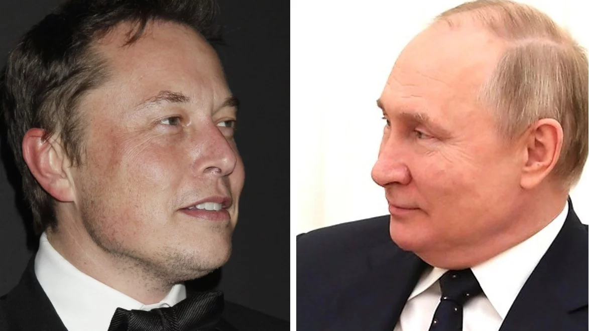 Elon Musk i Władimir Putin