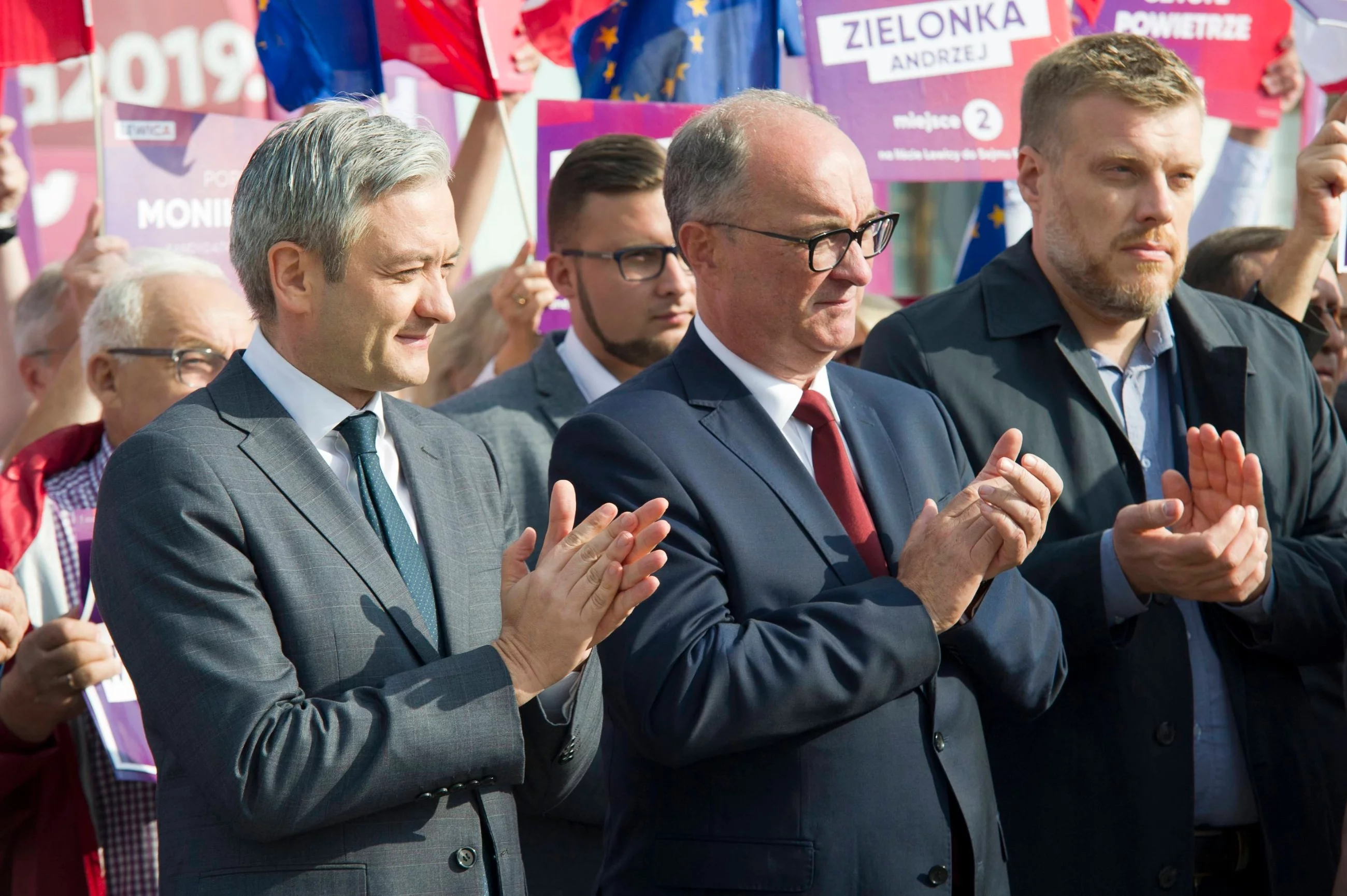 Robert Biedroń, Włodzimierz Czarzasty, Adrian Zandberg