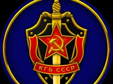 Emblemat KGB. Zdjęcie poglądowe.