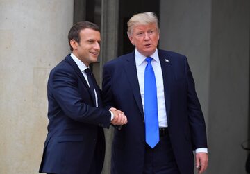 Emmanuel Macron, Donald Trump
