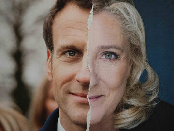 Emmanuel Macron i Marine Le Pen w drugiej turze wyborów prezydenckich