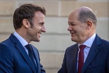 Emmanuel Macron, Olaf Scholz