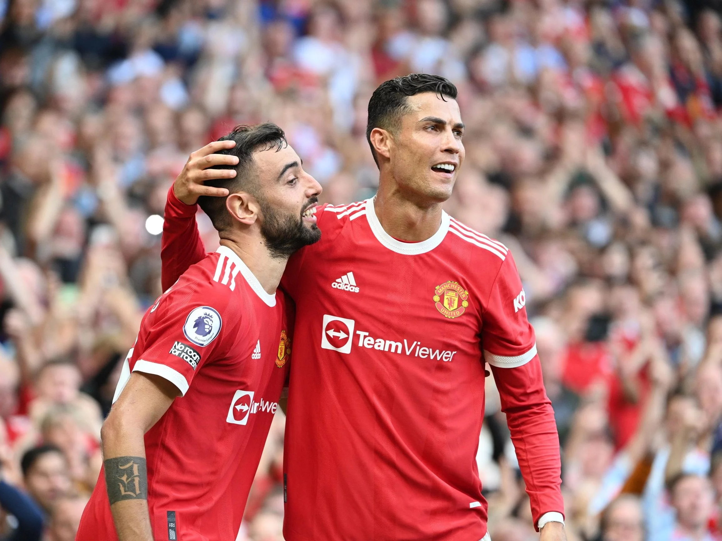 Bruno Fernandes i Cristiano Ronaldo