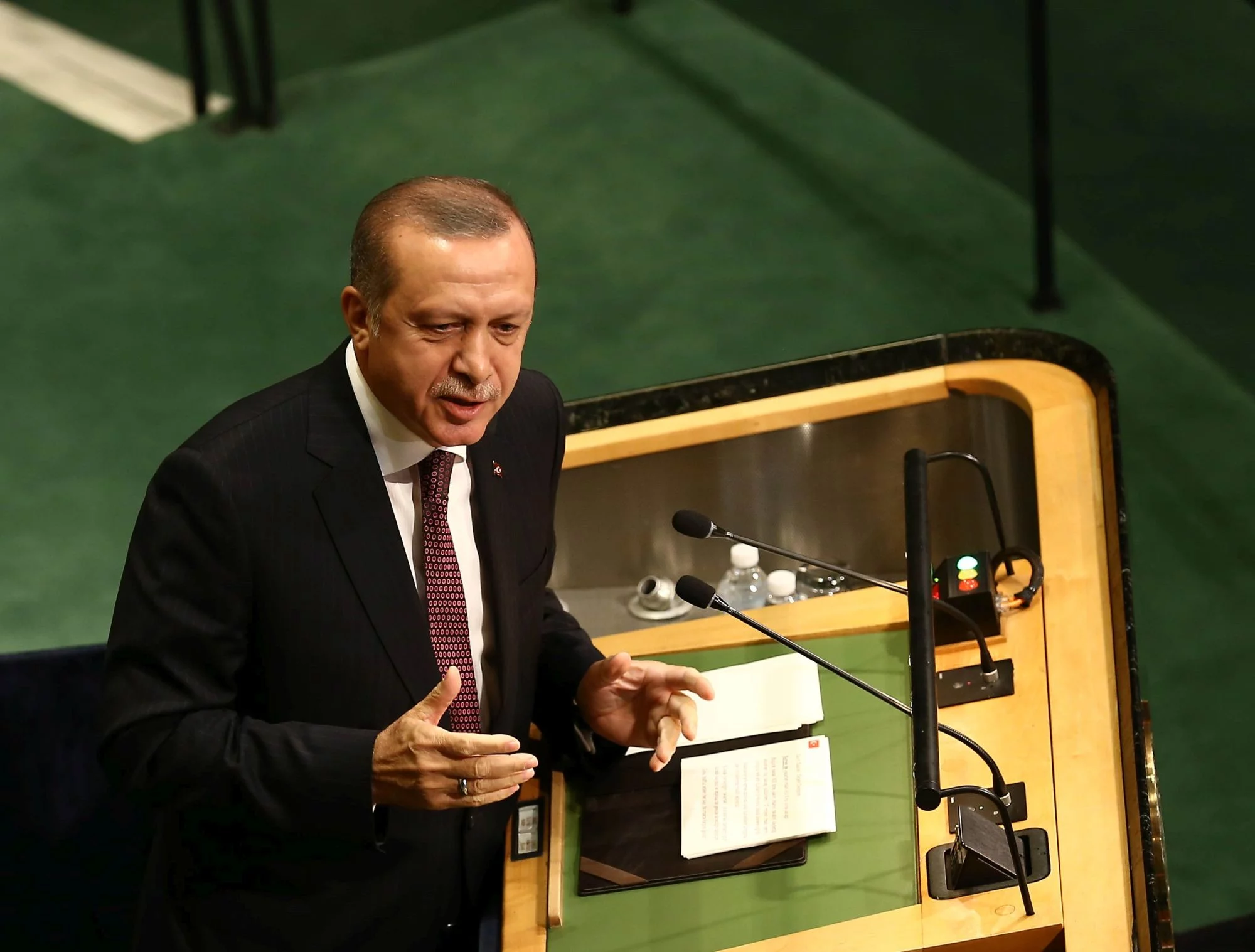 Recep Tayyip Erdogan na 71. sesji plenarnej ONZ w Nowym Jorku