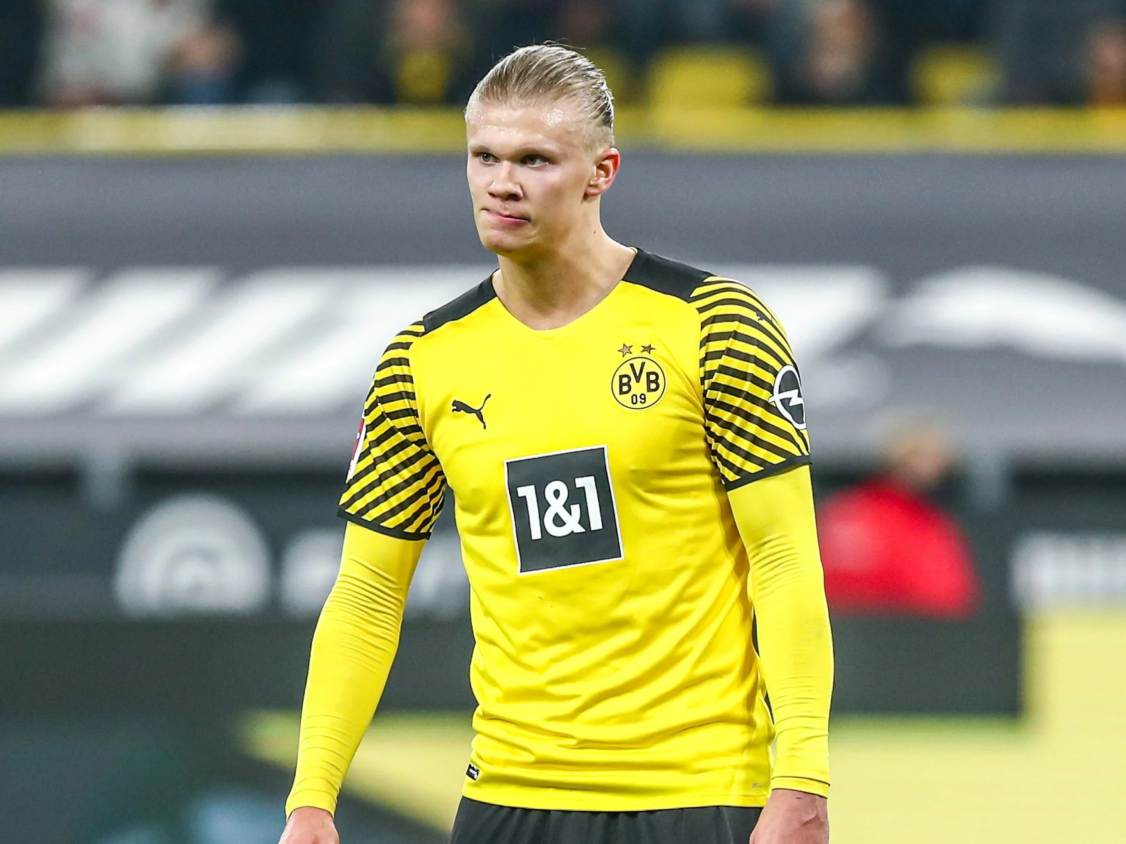 Erling Haaland z Borussi Dortmund