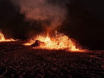 Erupcja na Islandii/zdjęcie poglądowe