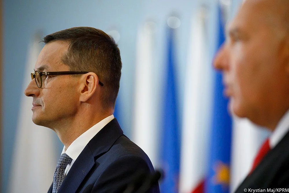 Mateusz Morawiecki i Tadeusz Kościński