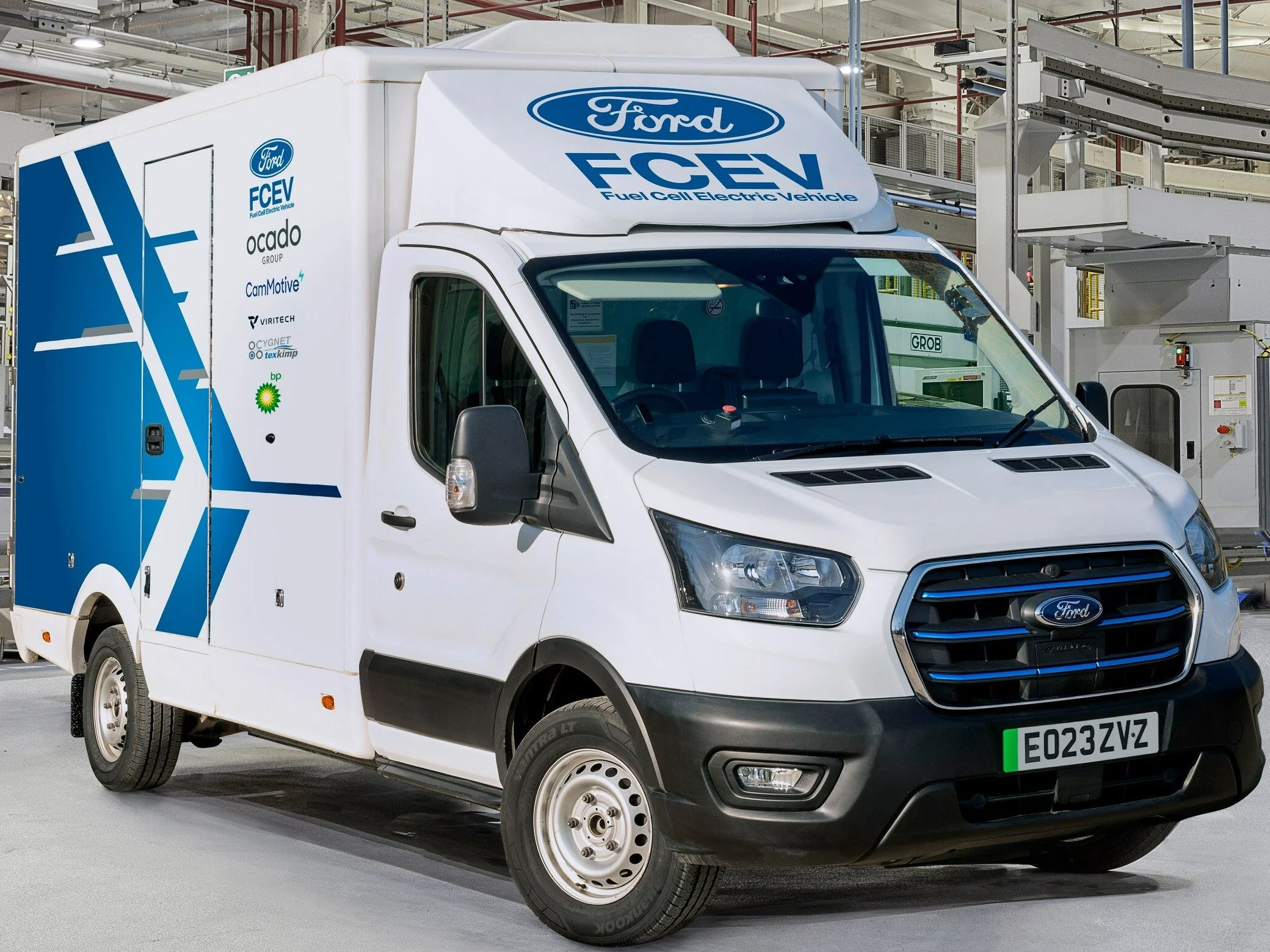 Ford E-Transit ogniwami wodorowymi, zdjęcie ilustracyjne