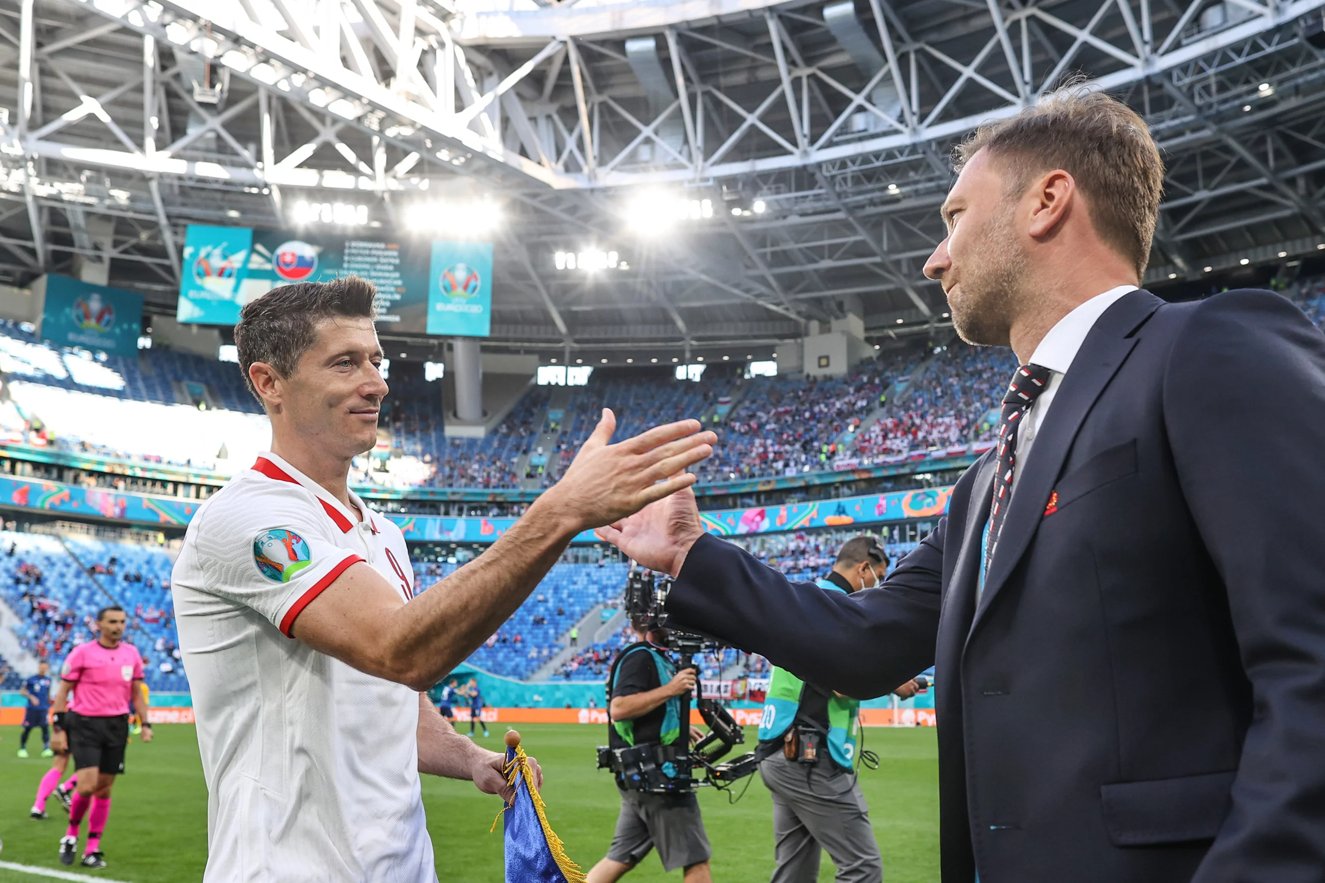Robert Lewandowski i Jakub Kwiatkowski