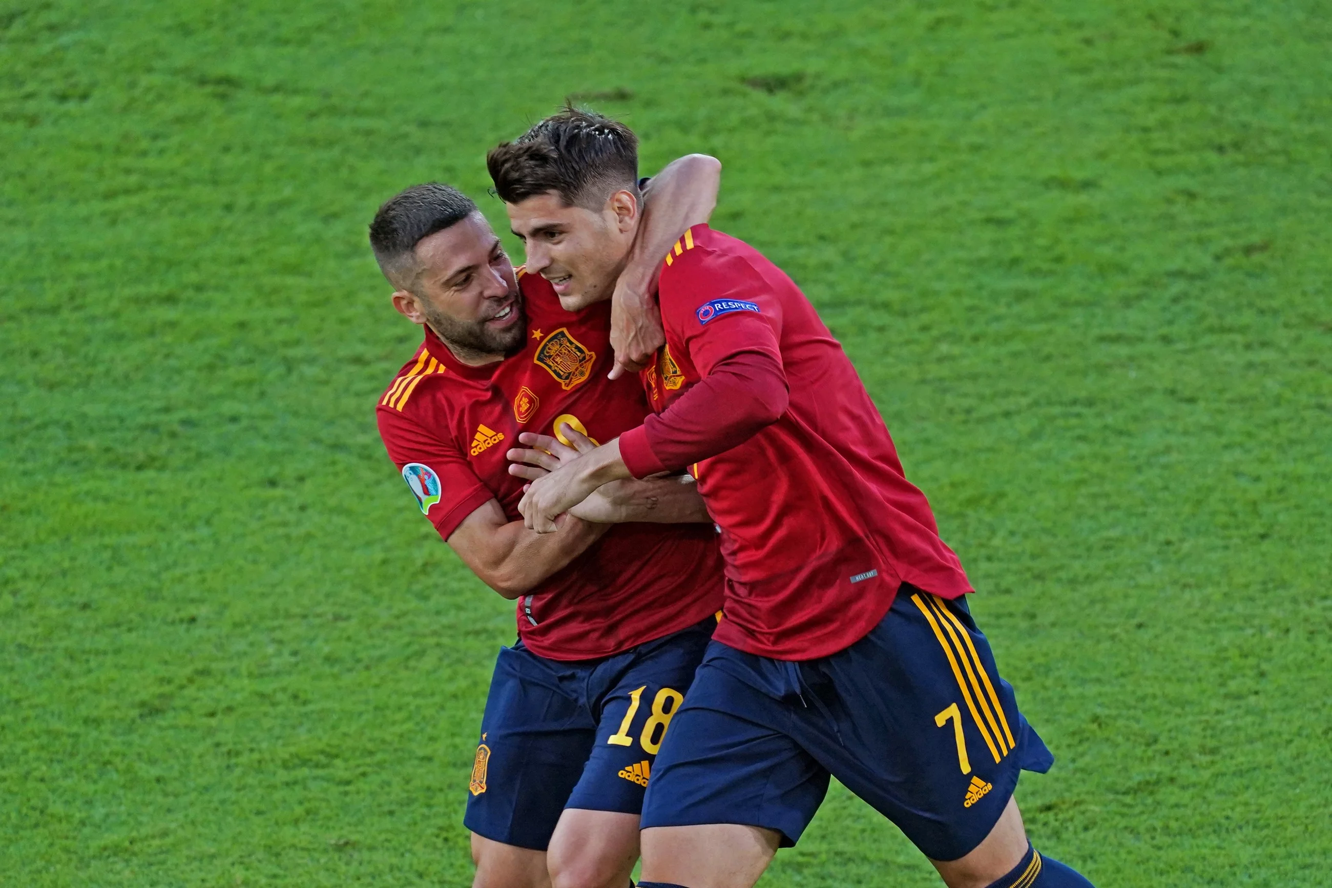 Alvaro Morata i Jordi Alba