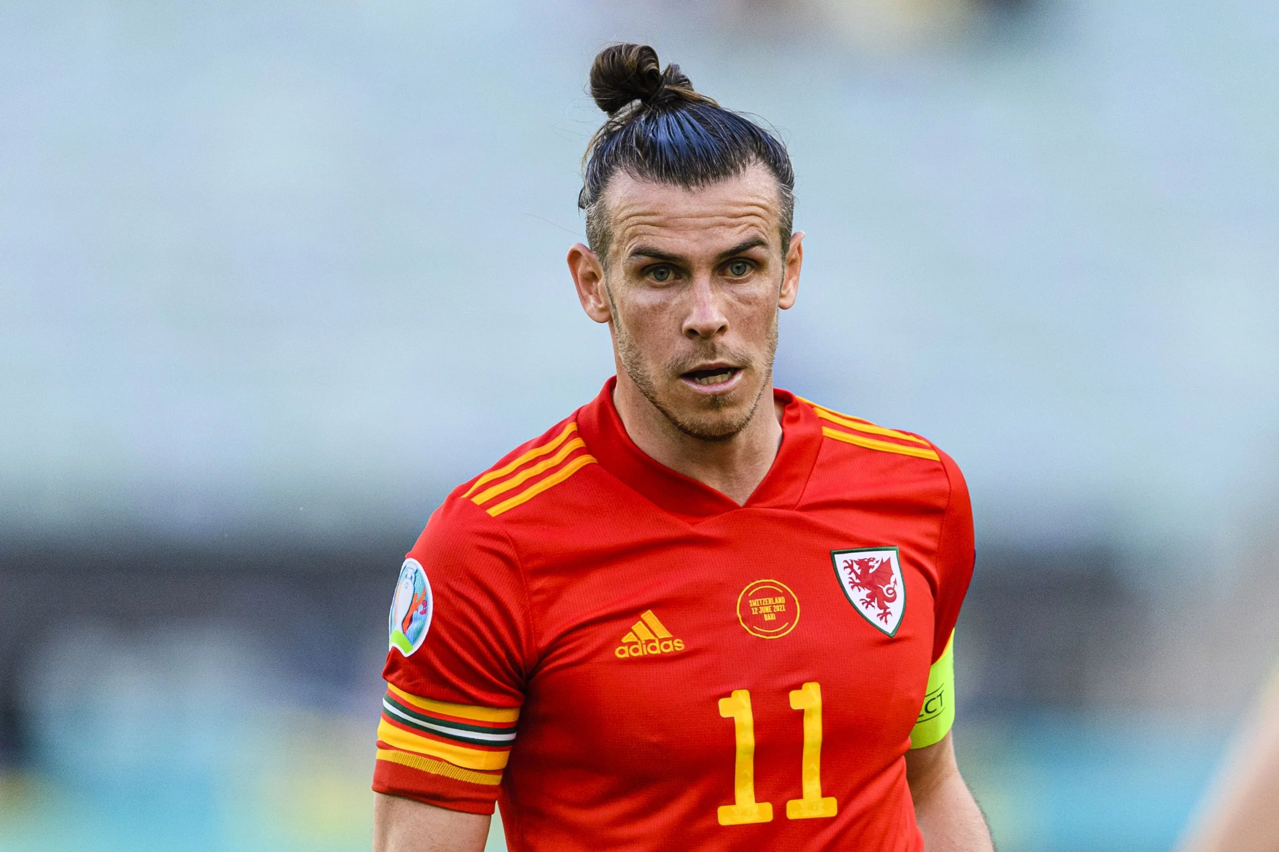 Gareth Bale w meczu ze Szwajcarią