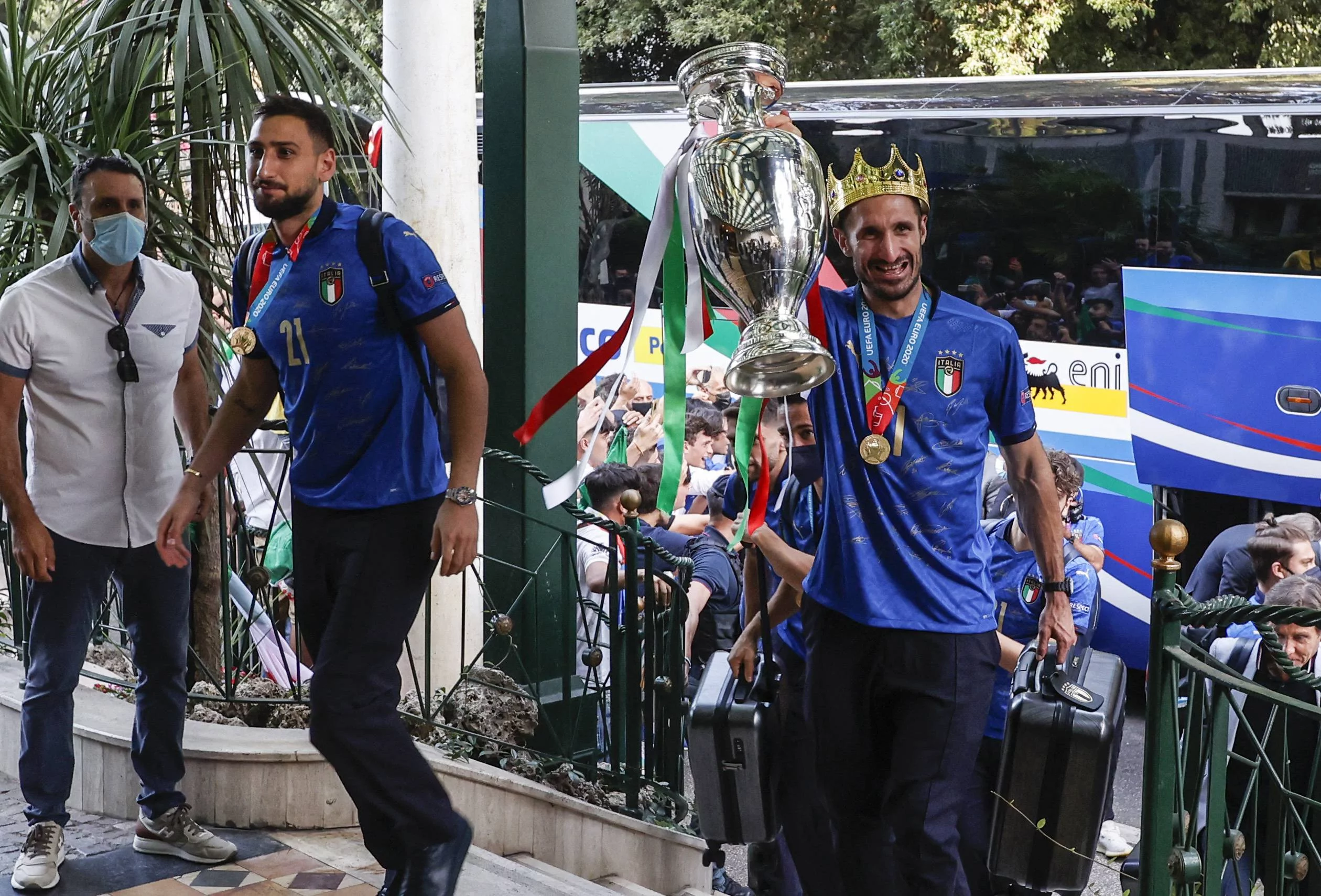 Gianluigi Donnarumma i Giorgio Chiellini