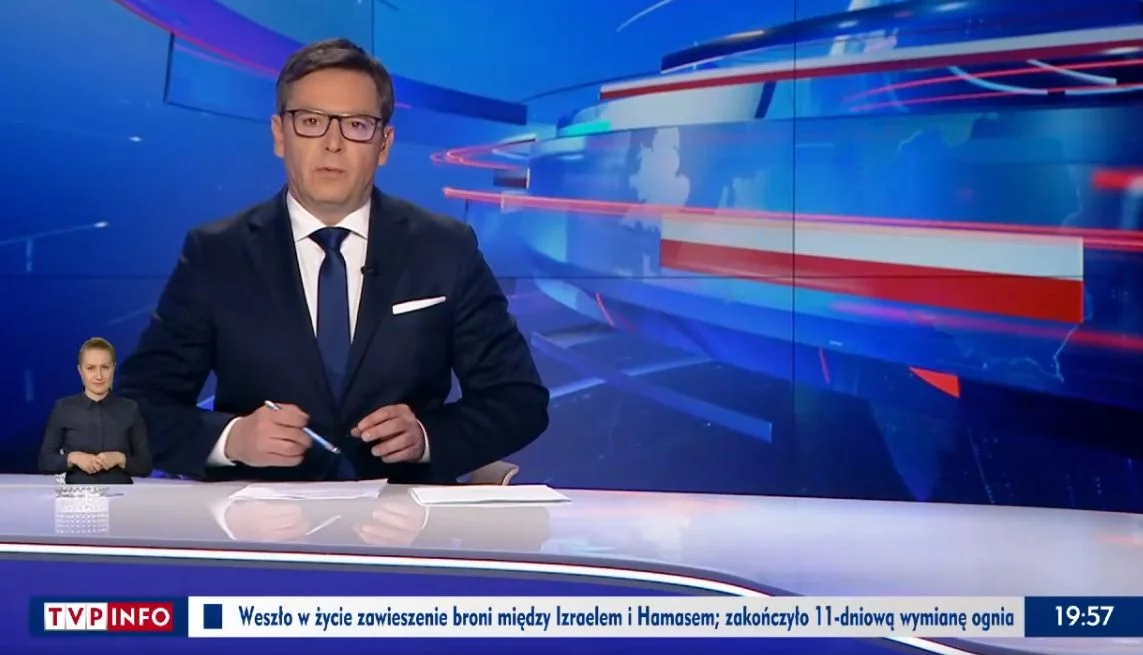 „Wiadomości” TVP z 21 maja