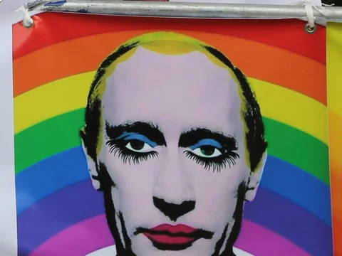 Tęczowy Władimir Putin