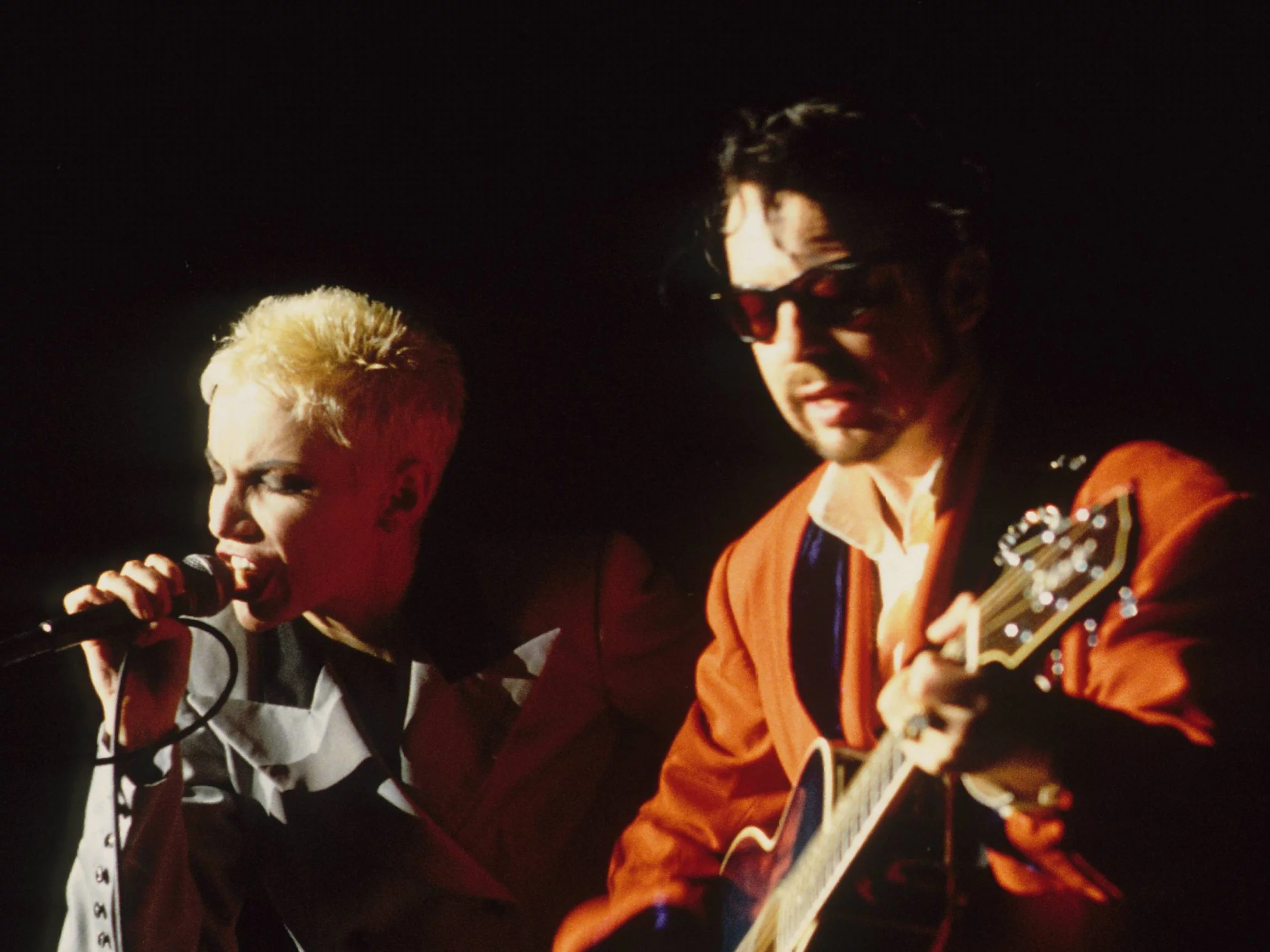 Eurythmics (Annie Lennox i David Stewart) w latach 80.