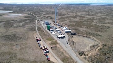 Fabryka paliw syntetycznych "Haru Oni" w Punta Arenas w południowym Chile