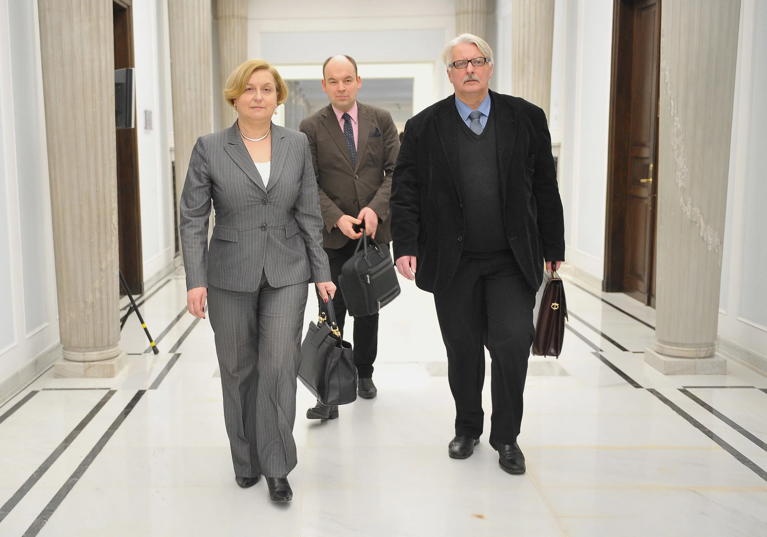 Anna Fotyga, Jan Dziedziczak i Witold Waszczykowski