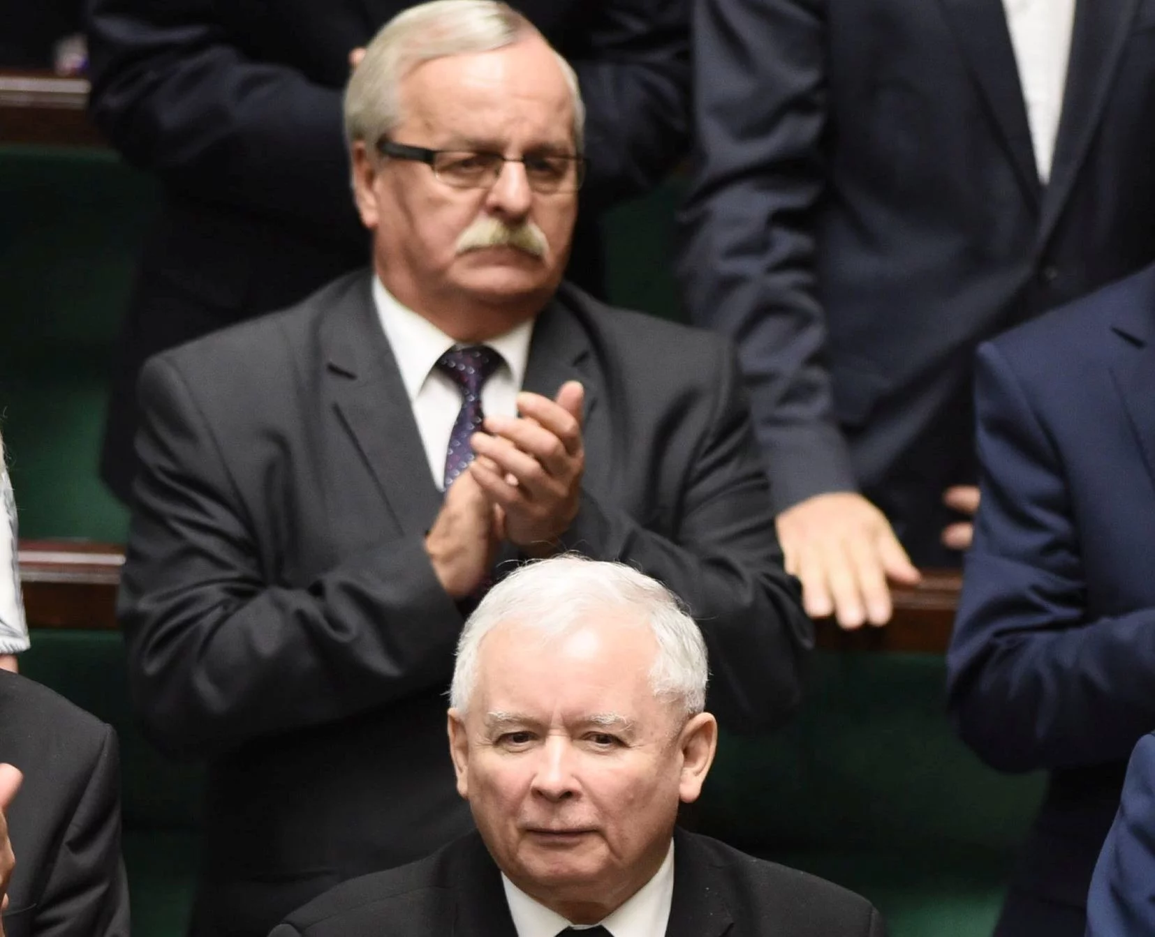 Leonard Krasulski i Jarosław Kaczyński