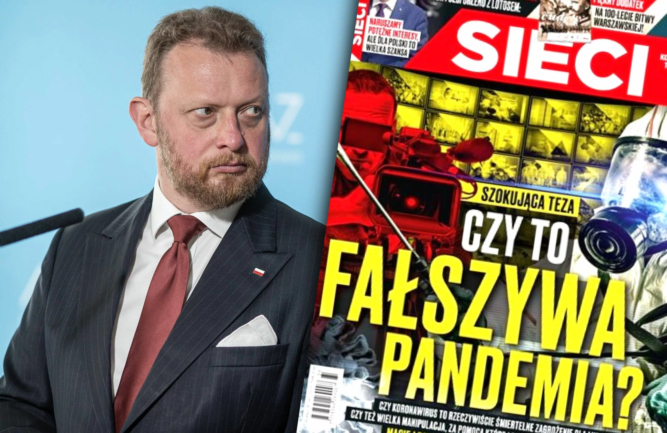 Łukasz Szumowski o okładce „Sieci”