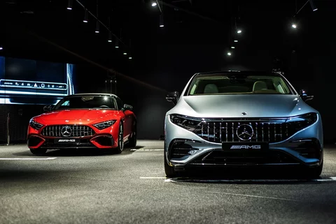 Premiera Mercedsów SL-a i EQS-a