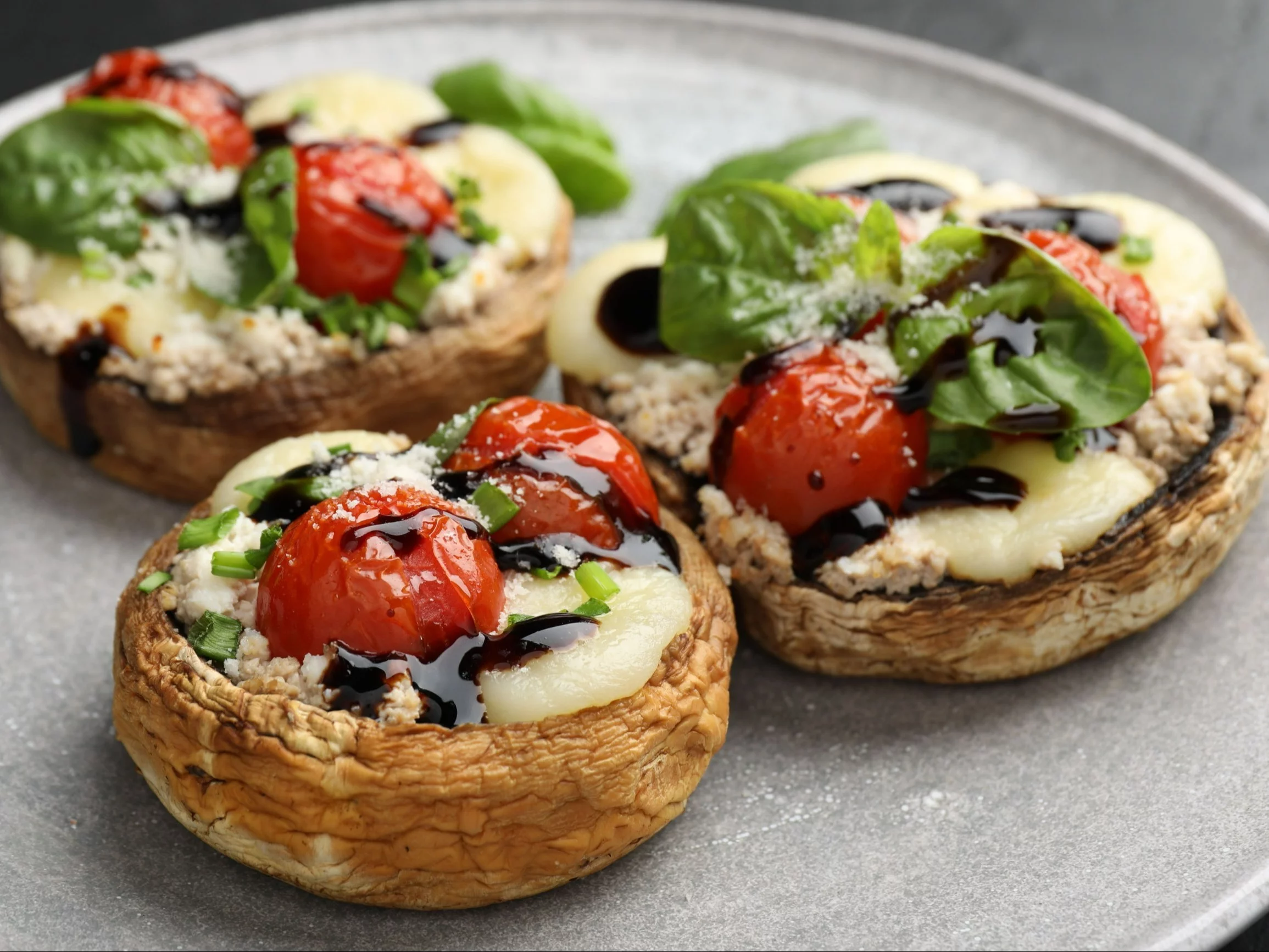 Faszerowane pieczarki