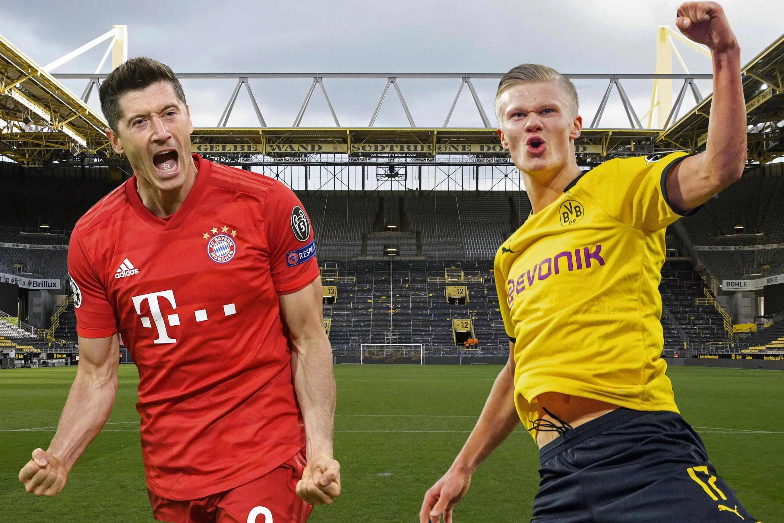 Robert Lewandowski i Erling Braut Haaland