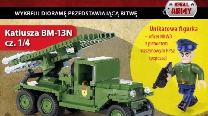 Klocki z figurką oficera NKWD