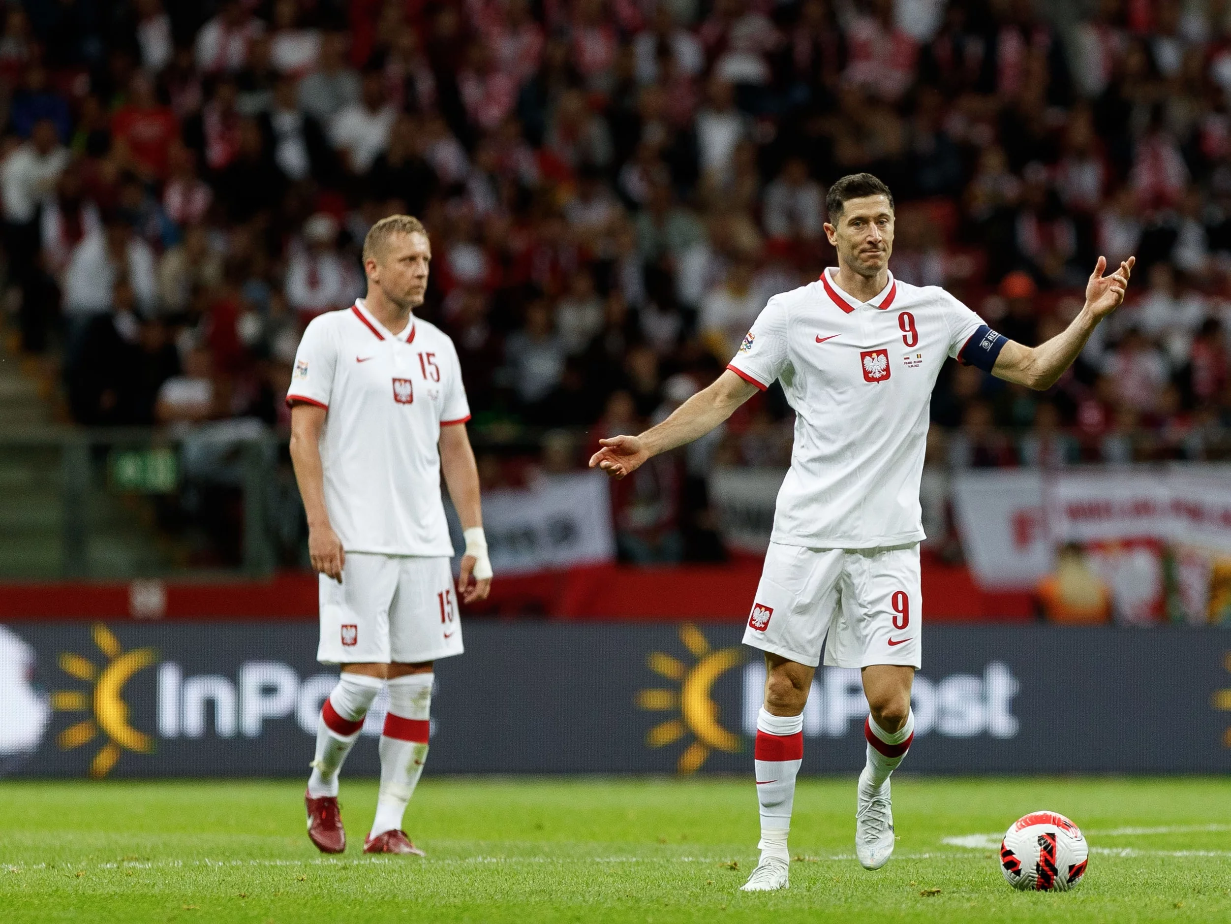 Kamil Glik i Robert Lewandowski