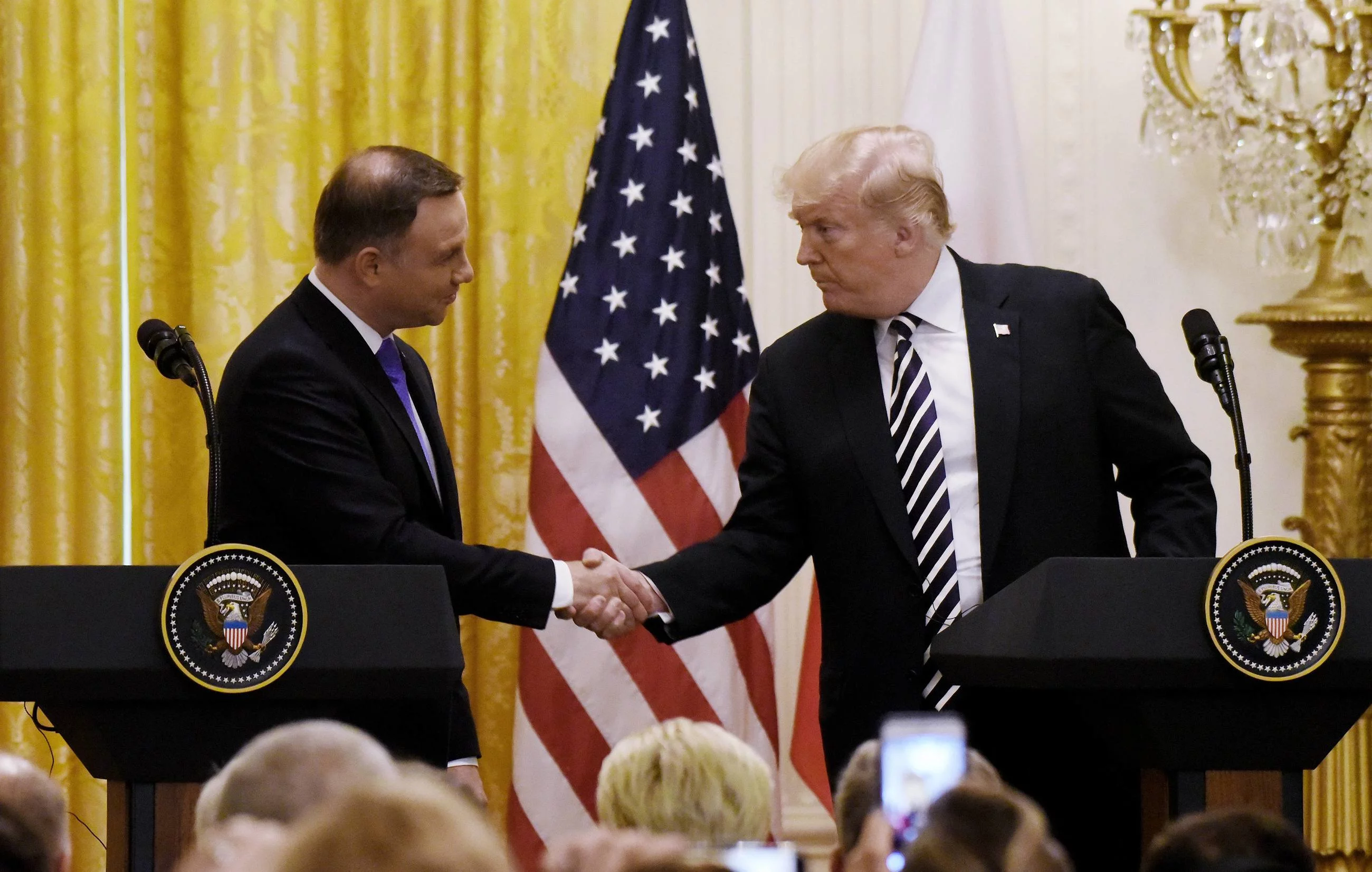 Andrzej Duda i Donald Trump