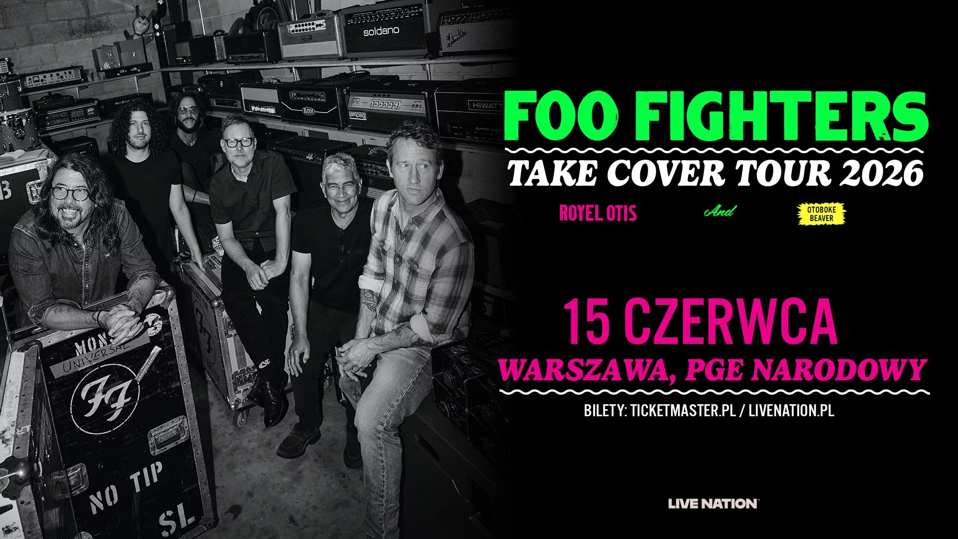 Foo fighters Take Cover Tour 2026