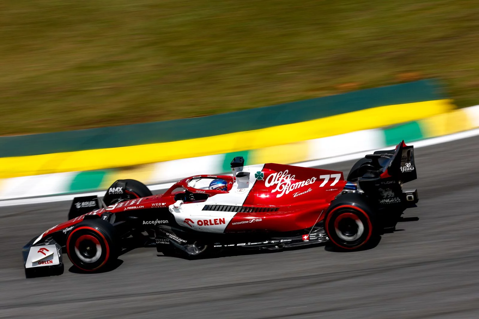 Zespół Alfa Romeo F1 Team ORLEN podczas GP Sao Paulo