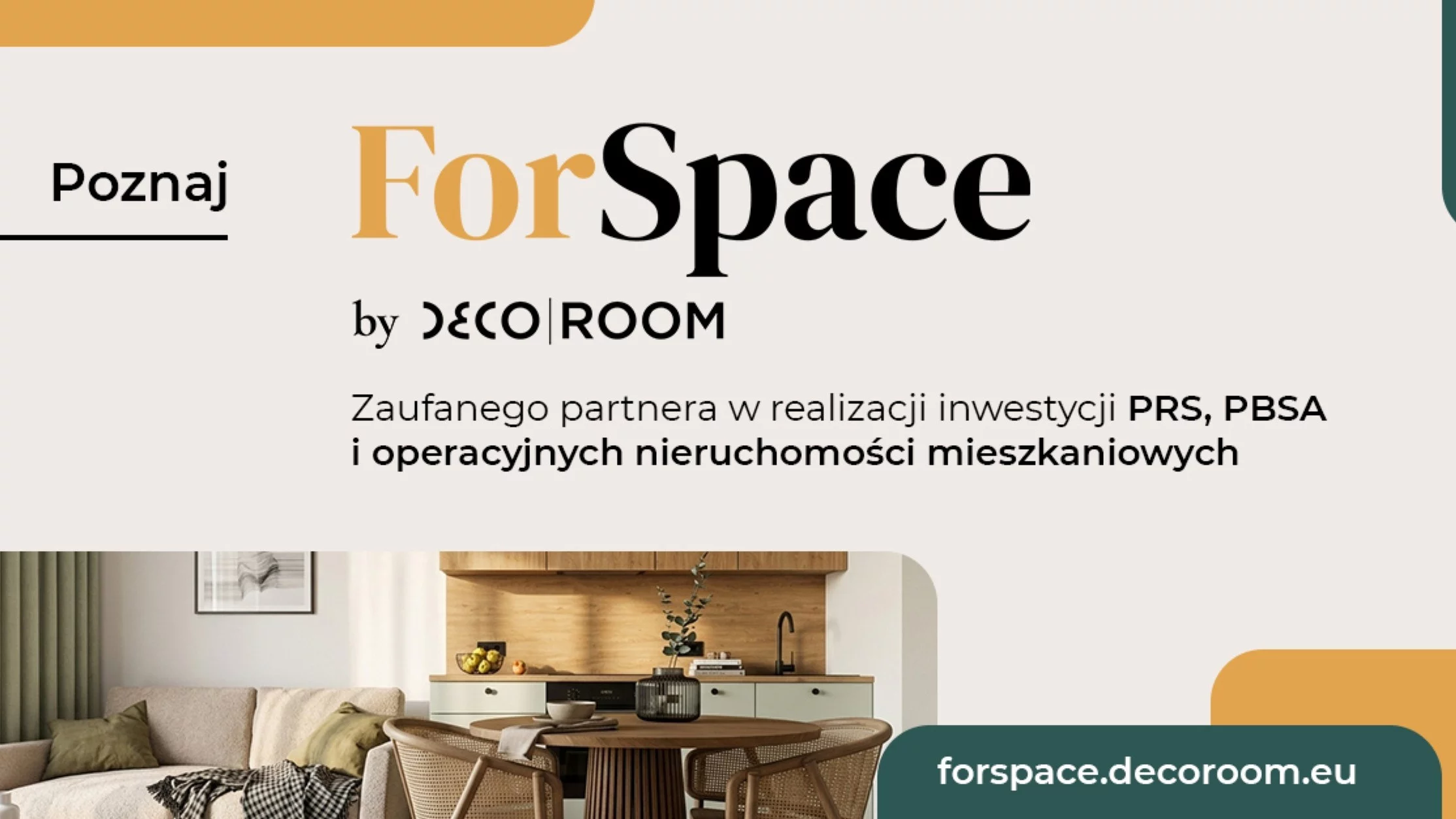 ForSpace by Decoroom realizuje kompleksowe projekty fit-out dla inwestycji mieszkaniowych i hotelowych w całej Polsce