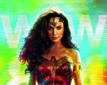 Fragment plakatu filmu „Wonder Woman 1984”