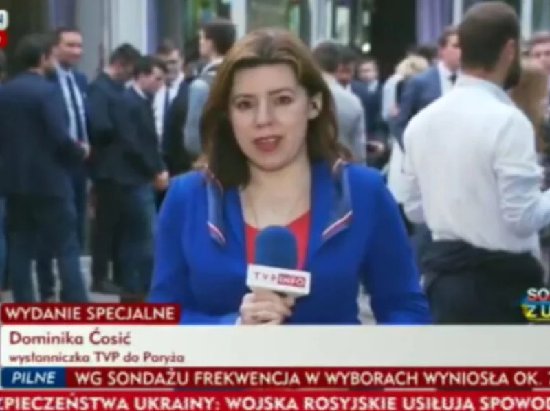 Dominika Cosic w TVP Info