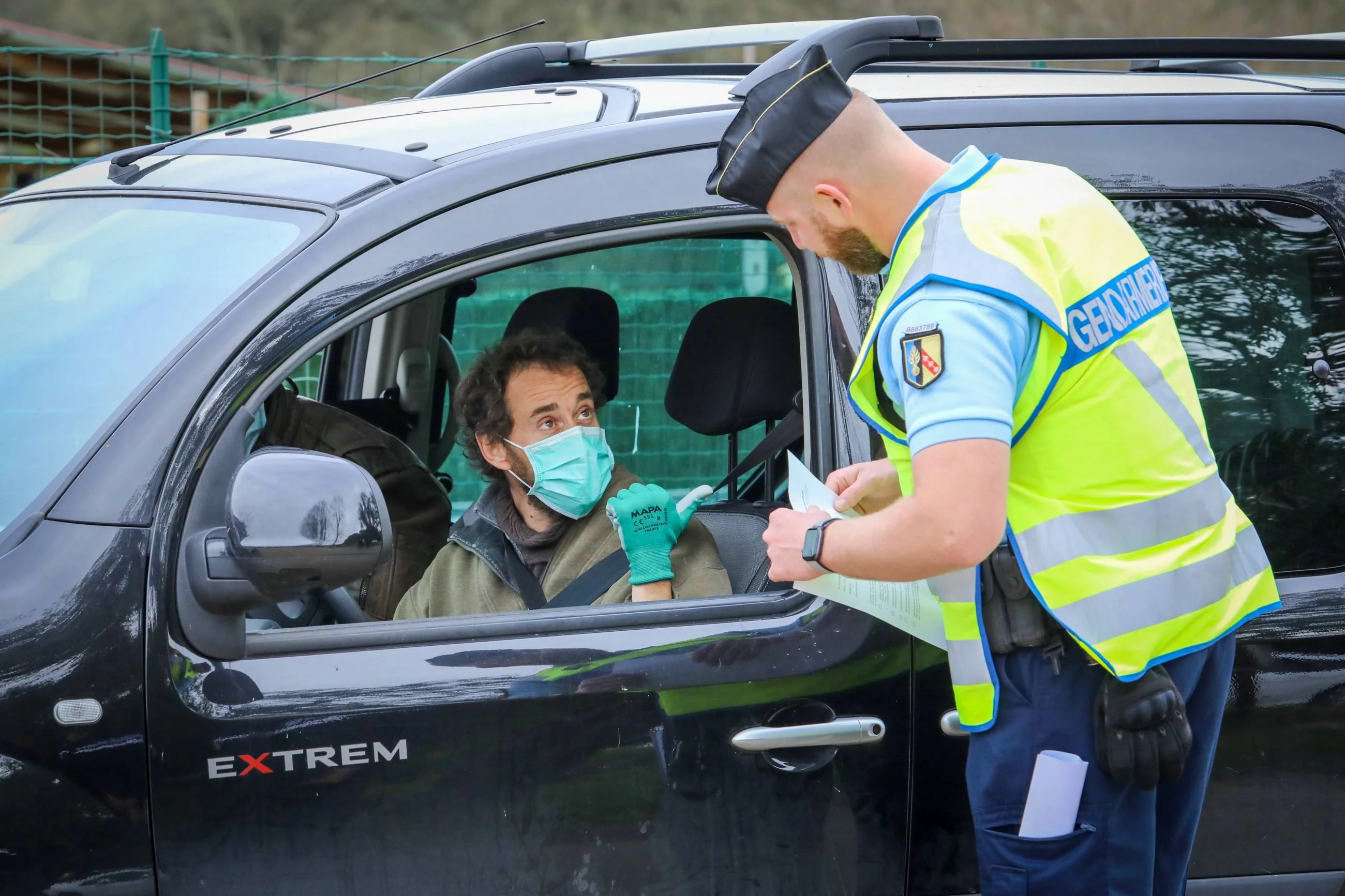 Francja. Kontrola w zw. z epidemią koronawriusa