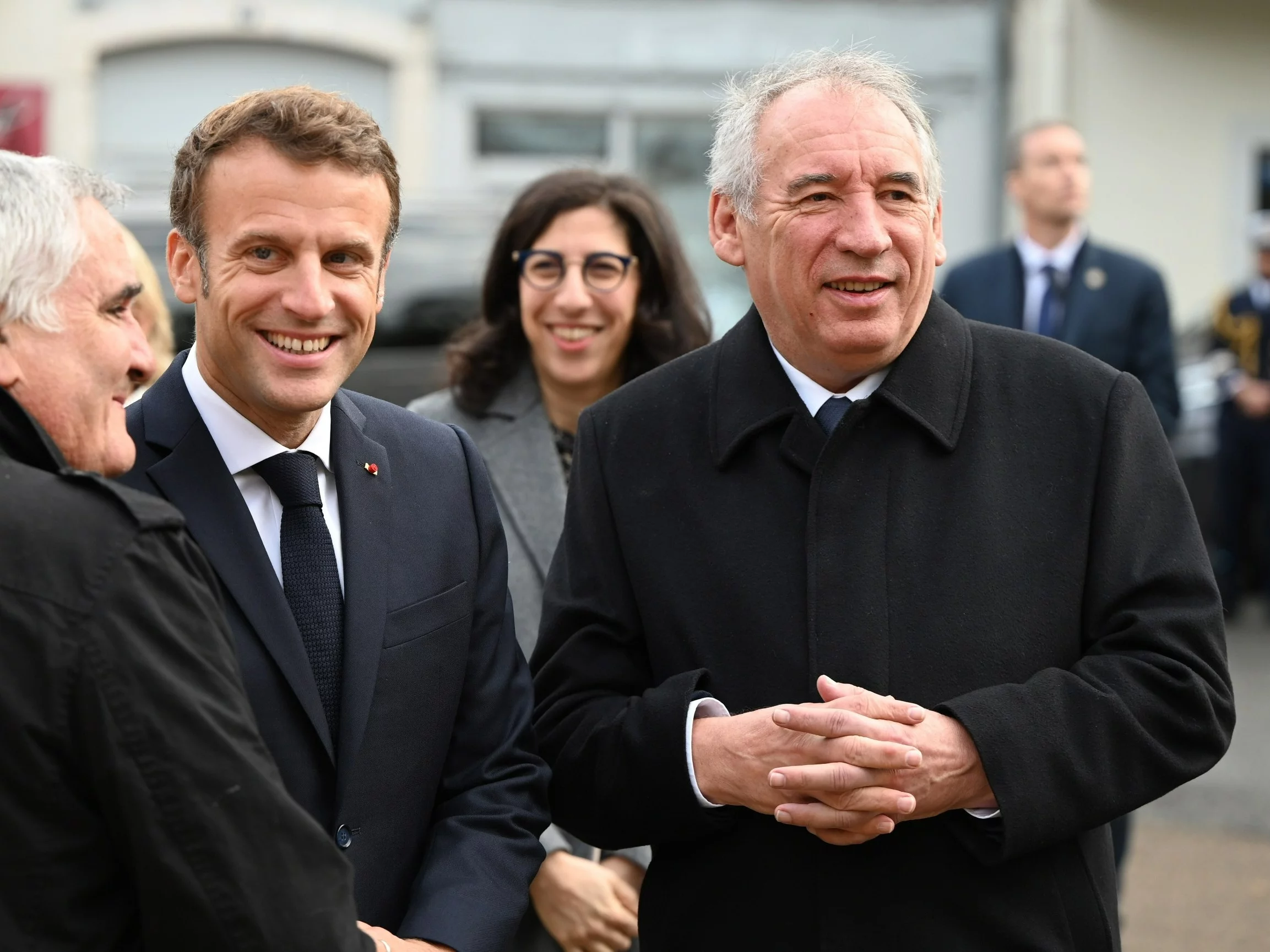 Emmanuel Macron i Francois Bayrou