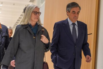 Francois Fillon z żoną Penelopą