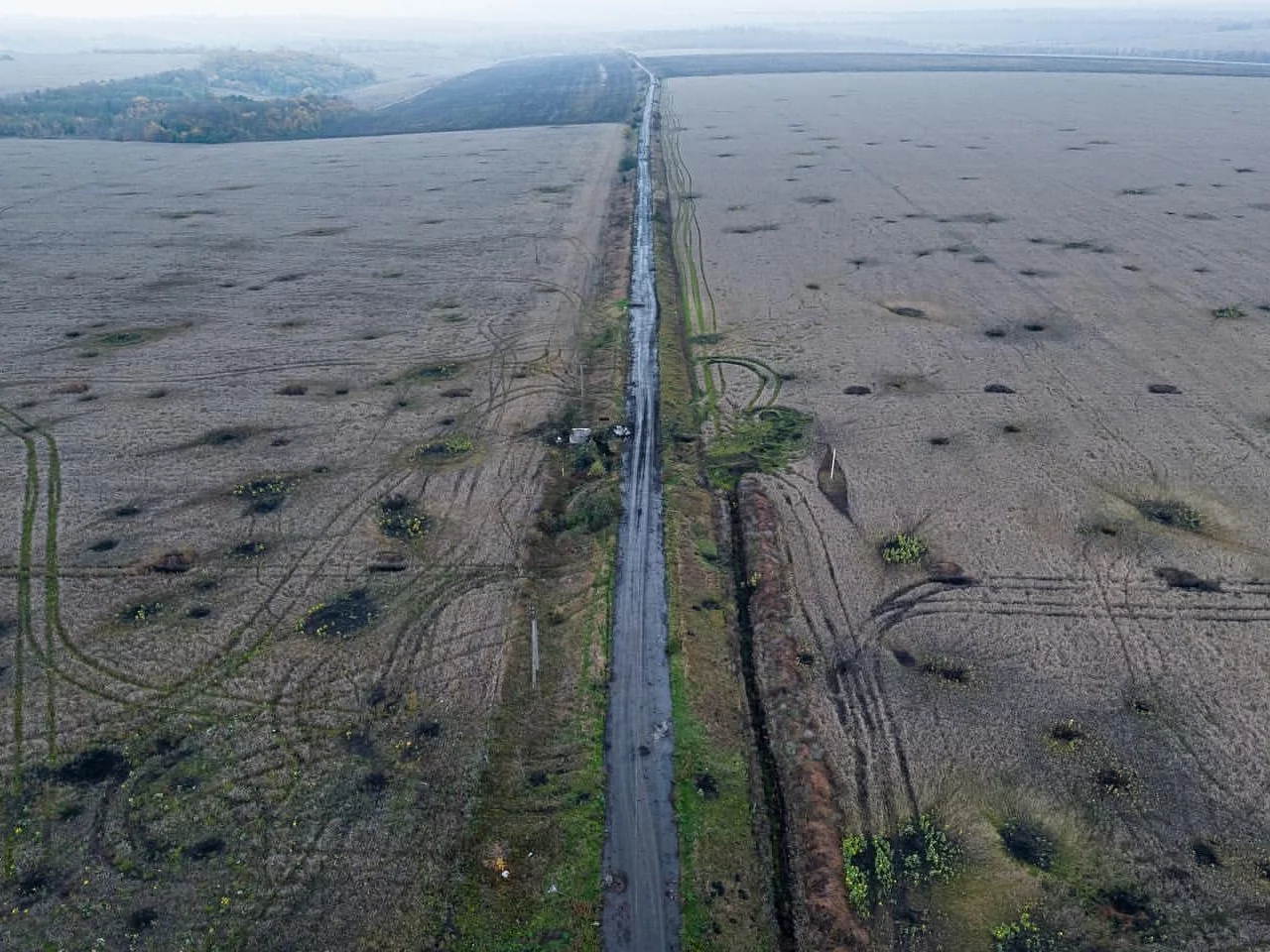 Tak wygląda krajobraz w rejonach ciężkich walk