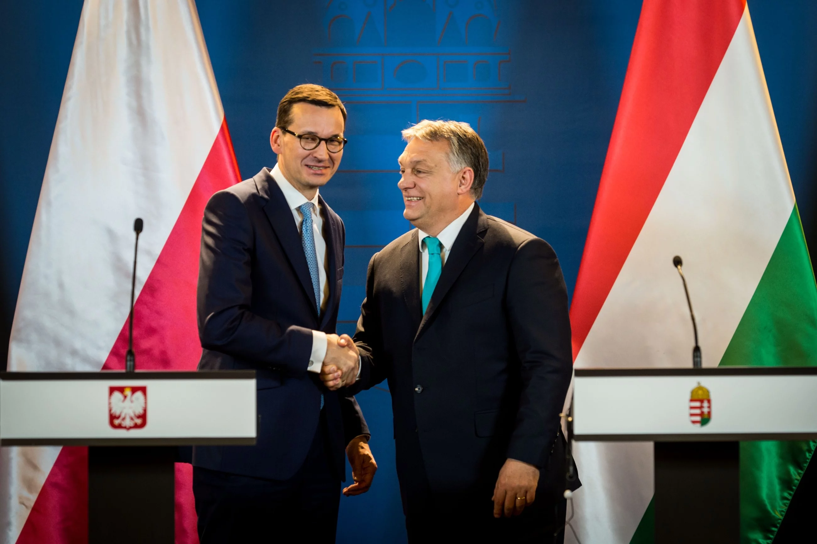 Mateusz Morawiecki i Viktor Orbán