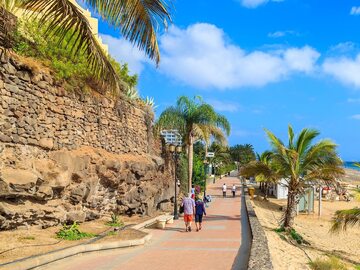 Fuerteventura. Promenada w Morro Jable