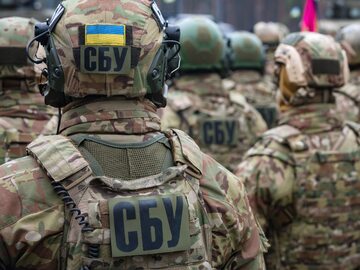 Funkcjonariusze Służby Bezpieczeństwa Ukrainy. Zdjęcie poglądowe.