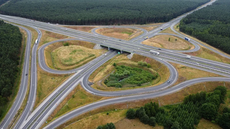 Autostrada, droga ekspresowa, węzeł Bydgoszcz Południe