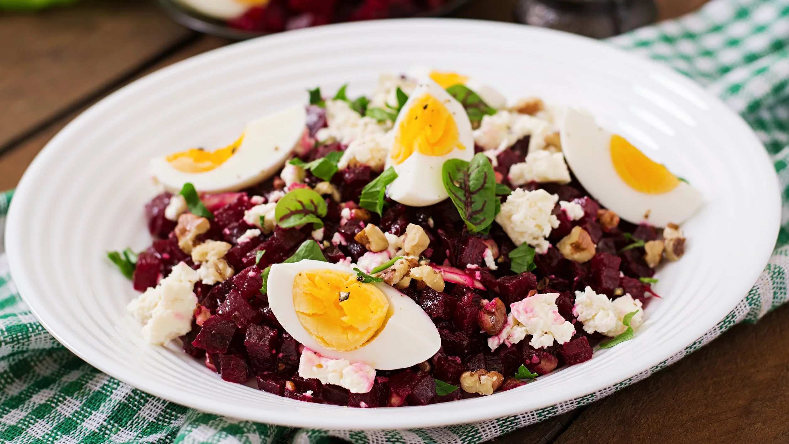 Sałatka z buraków i jajka