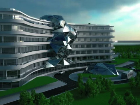Wizualizacja Hotelu Gołebiewski