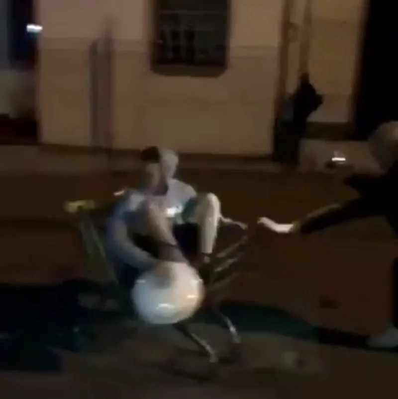 Jedno z nagrań wandali z Gdyni