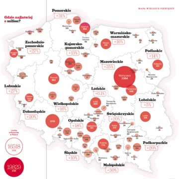 Gdzie mieszkają polscy milionerzy
