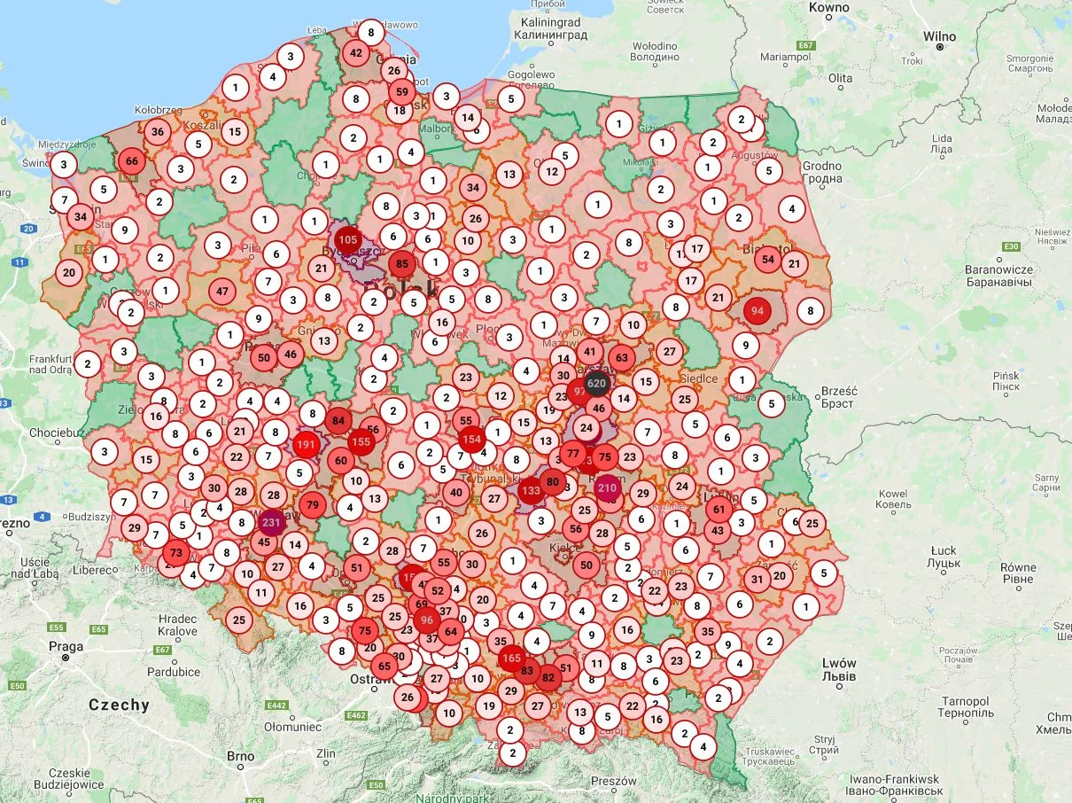 Mapa Fundacji Ambasada Kultury