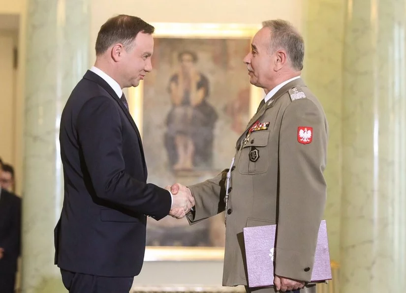 Andrzej Duda i gen. Mieczysław Gocuł